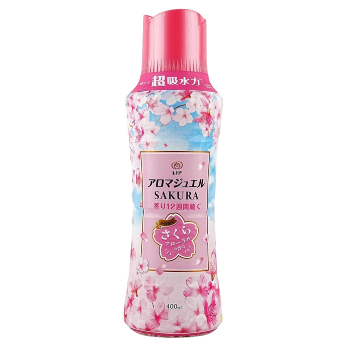 寶潔 - Lenor星級洗衣香氛柔順珠 春日櫻花 (粉紅色) 400ml 【平行進口】