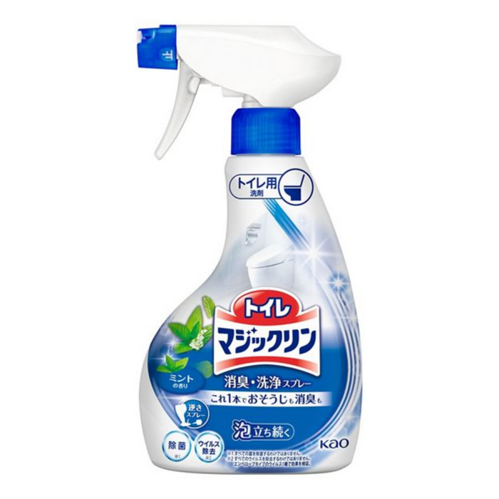 花王 - 萬潔靈 馬桶清潔除臭噴霧 薄荷香 (藍色) 350ml【平行進口】