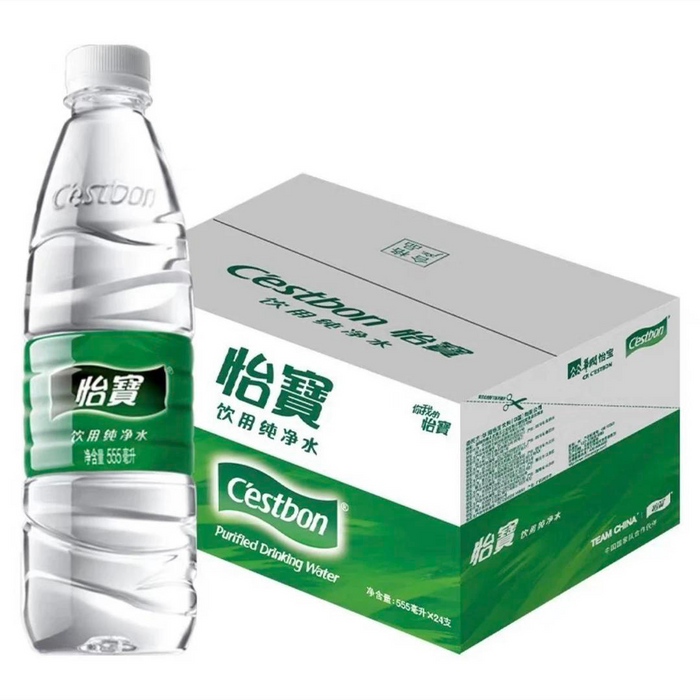 怡寶 - 怡寶純淨飲用水 555ml x24支 **新舊包裝,隨機發貨**