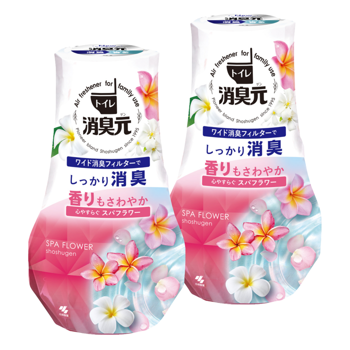 小林製藥 - 【2支裝】浴廁消臭元芳香劑 (芬芳花香) 400ml x2 【平行進口】