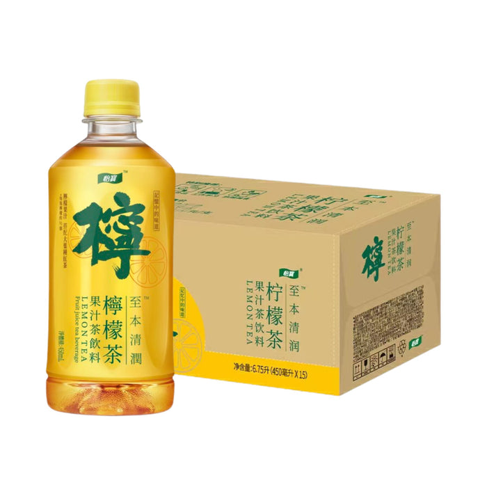 怡寶 - 怡寶至本清潤檸檬茶 450ml x15支 **新舊包裝,隨機發貨**【此日期前最佳5/4/2026】