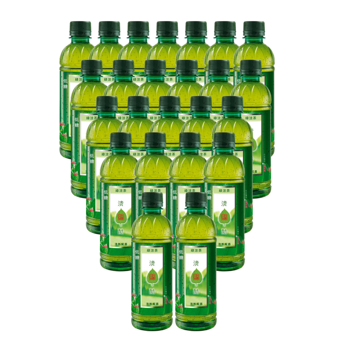 清熱酷 - 【原箱24支】綠涼茶 (低糖) 350ml x24支 **新舊包裝，隨機發貨** 此日期前最佳 1/4/2026