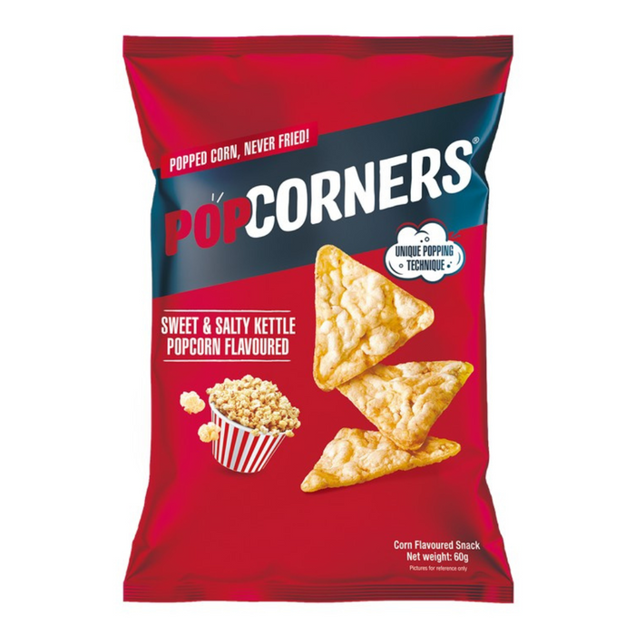 POPCORNERS - 甜鹹味爆米花脆片 60g **包裝可能有所不同**