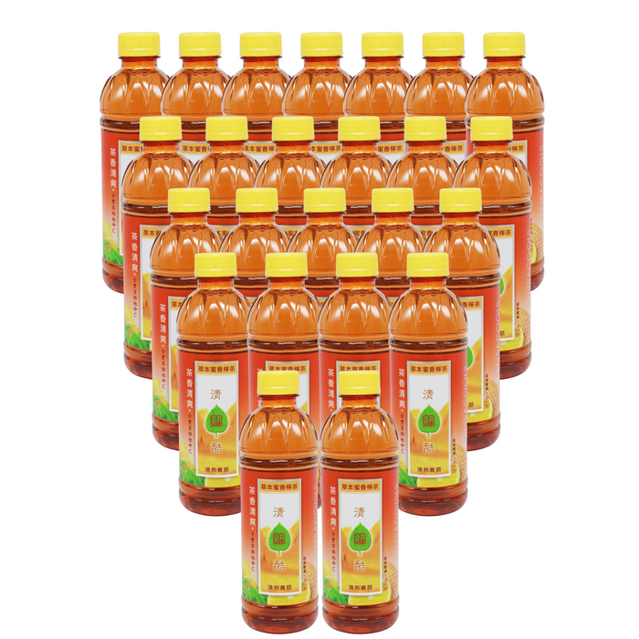 清熱酷 - 【原箱24支】草本蜜香檸茶 350ml x24支 **新舊包裝，隨機發貨** 此日期前最佳 8/5/2026