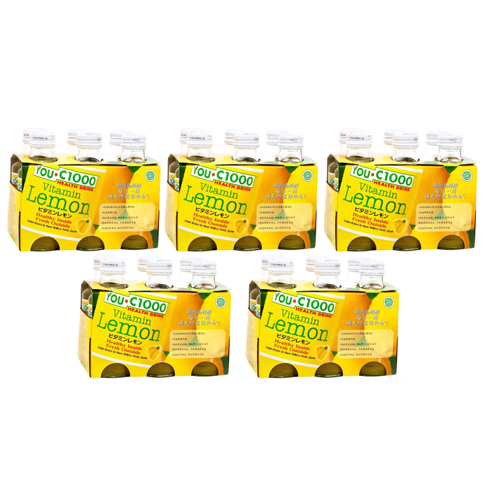 You C1000 - 【原箱30支】檸檬味維他命飲料 6x140ml x5pack **包裝可能有所不同**