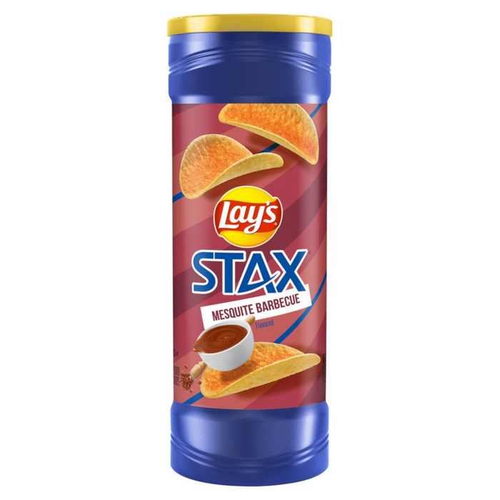 樂事 - STAX 筒裝燒烤味薯片 155.9克 啡色 **包裝可能有所不同**