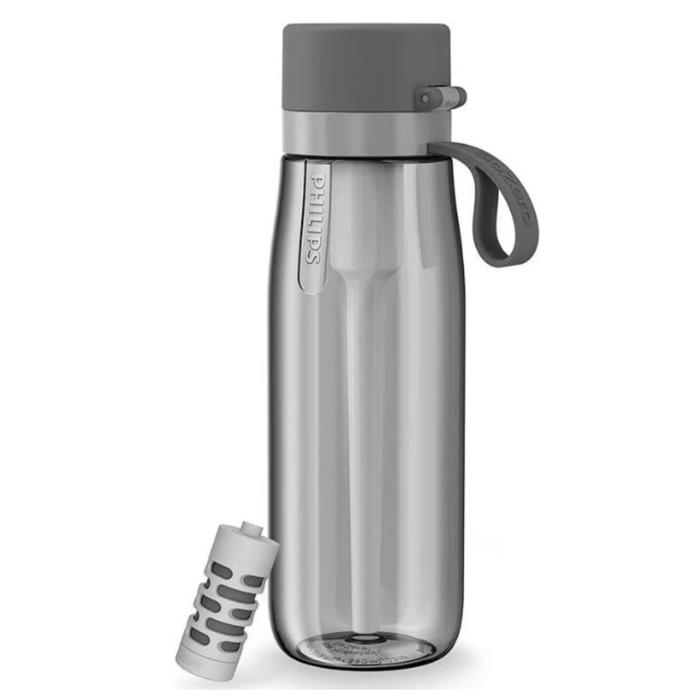 飛利浦 - GoZero 過濾水樽 660ml (灰黑色) AWP2731【平行進口】 **包裝可能有所不同**