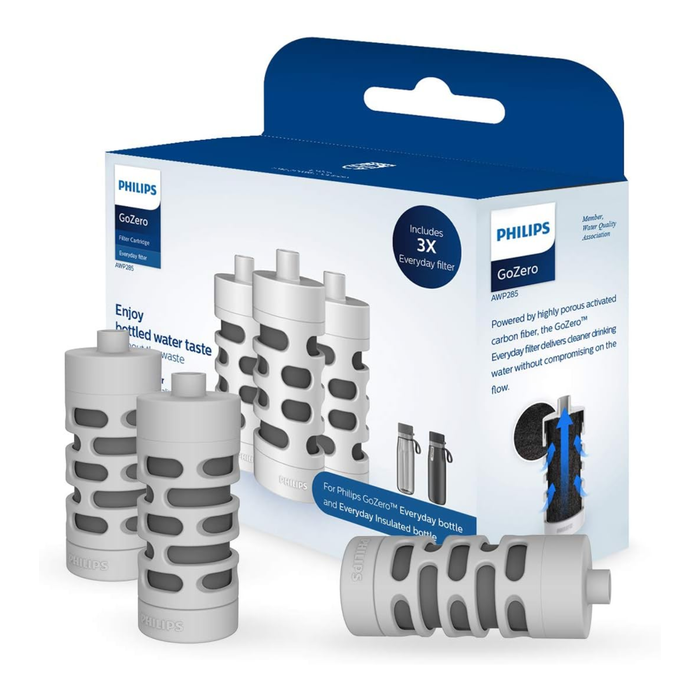 飛利浦 - GoZero AWP285 水樽濾芯 【AWP2731水樽適用】 (一盒3個裝) 【平行進口】 **包裝可能有所不同**