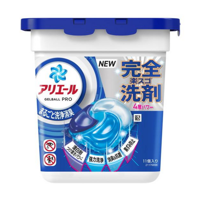 ARIEL - Gel Ball Pro 消臭洗淨洗衣球 11粒 (藍色)【平行進口】**包裝可能有所不同**
