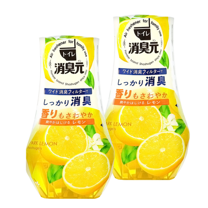 小林製藥 - 【2支裝】浴廁消臭元芳香劑 (清爽檸檬香) 400ml x2 【平行進口】