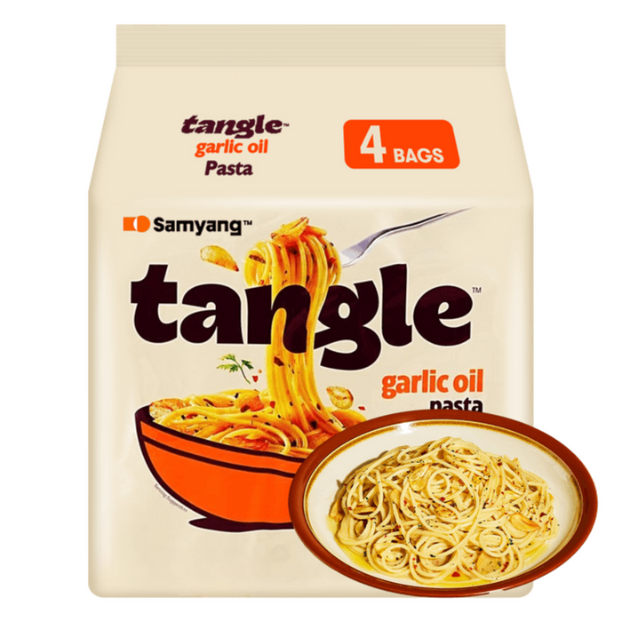 三養 - TANGLE 香蒜油意粉 100g (4包裝) **包裝可能有所不同** 到期日03/09/2026