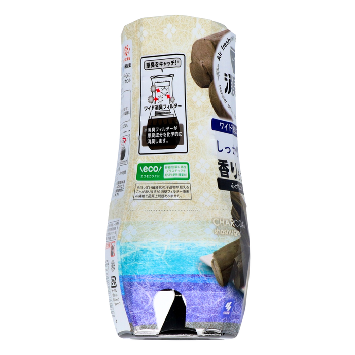 小林製藥 - 【2支裝】浴廁消臭元芳香劑 (木炭清香) 400ml x2 【平行進口】