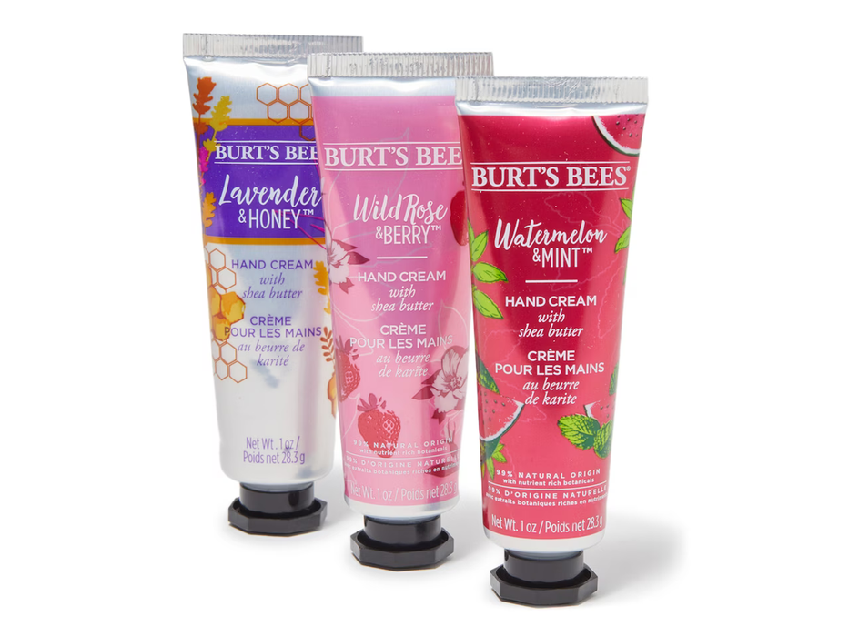 BURT'S BEES - 節日三重奏乳木果潤手霜 (薰衣草蜂蜜、西瓜薄荷、野玫瑰漿果) 28.3g x3支 **香港行貨**