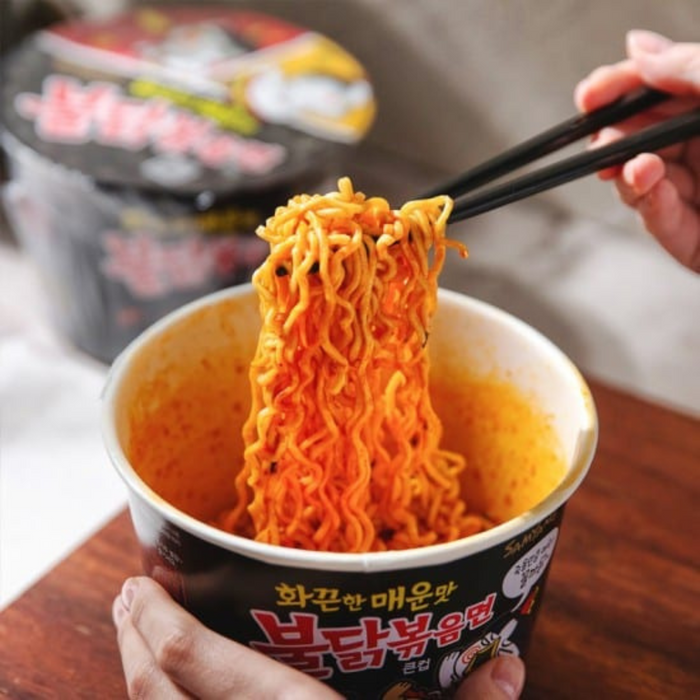 三養 - 【2碗裝】辣香鷄撈麵 (碗) 105g x2 **包裝可能有所不同** 到期日 22/05/2026或之後