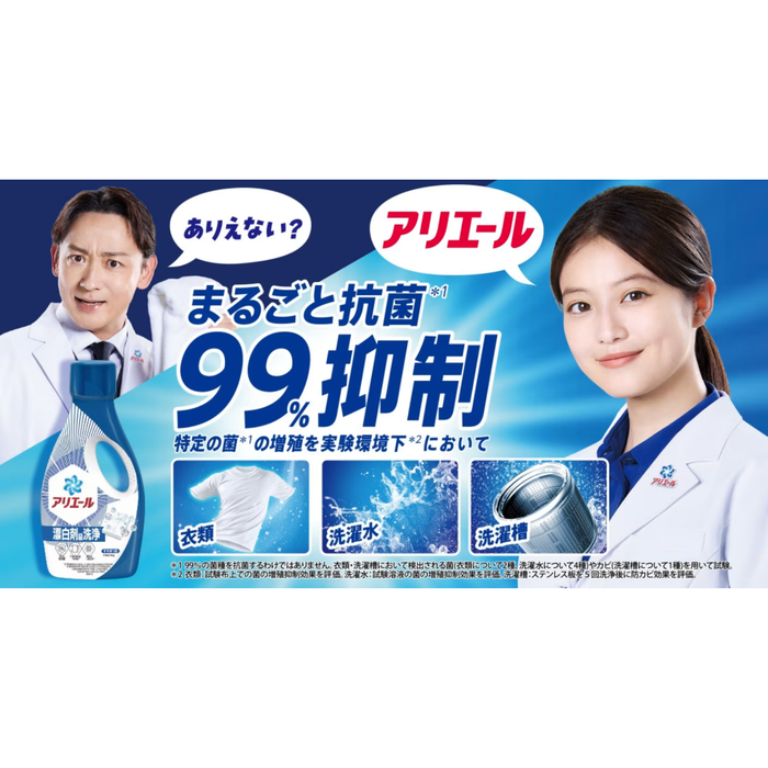 Ariel - 超濃縮抗菌洗衣液 - 抗菌去清型 (藍色) 700g【平行進口】