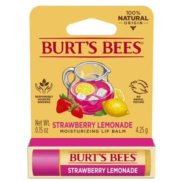BURT'S BEES - 草莓檸檬皇牌潤唇膏 4.25g 香港行貨