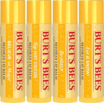 Burt's Bees Jingle Balms Lip Balm Holiday Gift Set 蜜蜡四重奏套装(蜜蜡润唇膏4支)