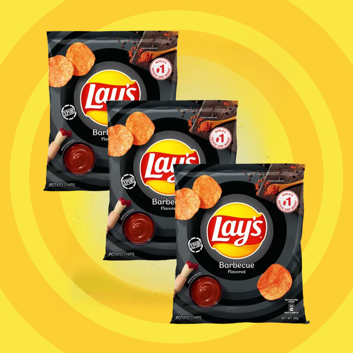 樂事 - 【3包裝】燒烤味薯片 50g x3 **包裝可能有所不同**