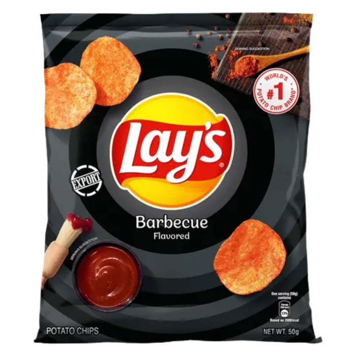 樂事 - 【3包裝】燒烤味薯片 50g x3 **包裝可能有所不同**