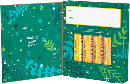 Burt's Bees Jingle Balms Lip Balm Holiday Gift Set 蜜蜡四重奏套装(蜜蜡润唇膏4支)