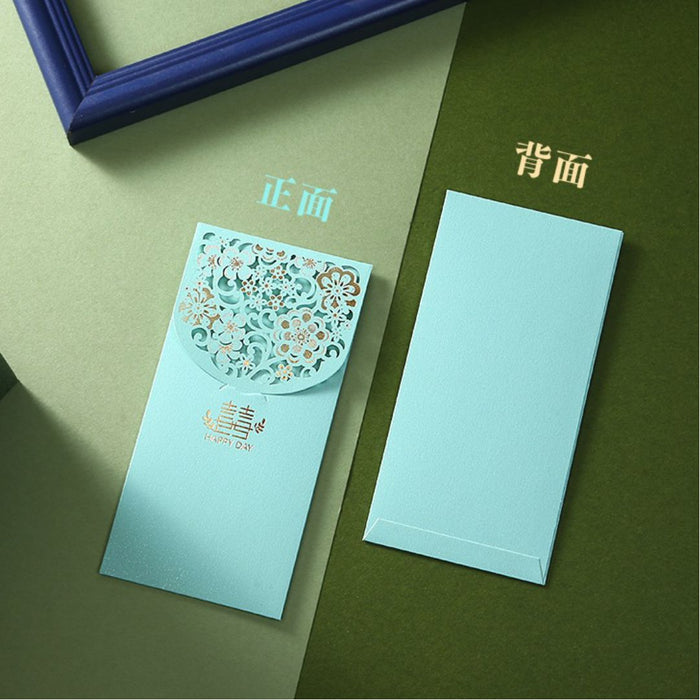 - 飲宴婚禮禮金 結婚囍字利是封 紅包 (一套5個)