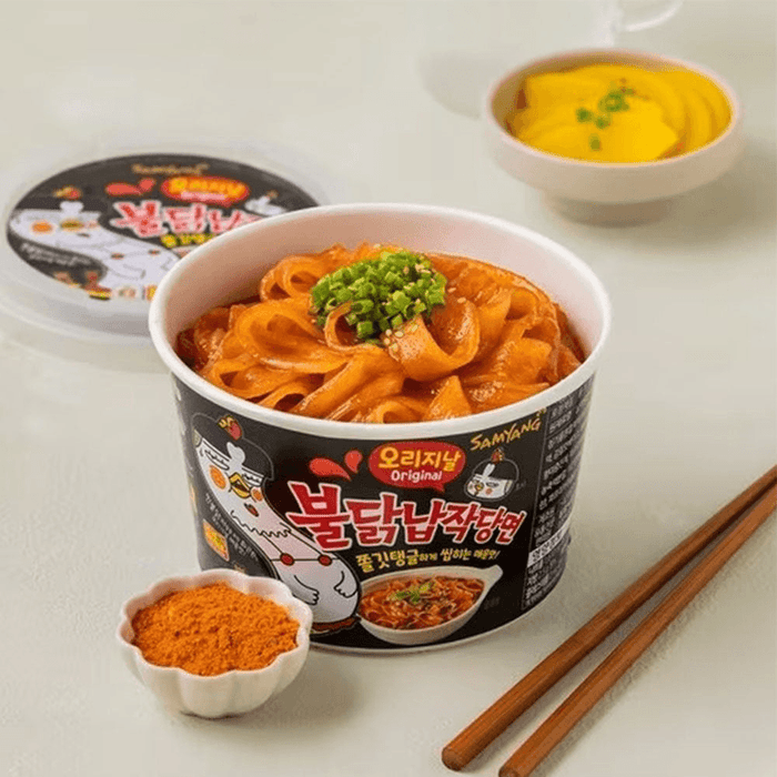 三養 - 【2碗裝】辣鷄味撈寬粉(碗) 155.5g x2 **包裝可能有所不同** 到期日 01/12/2025