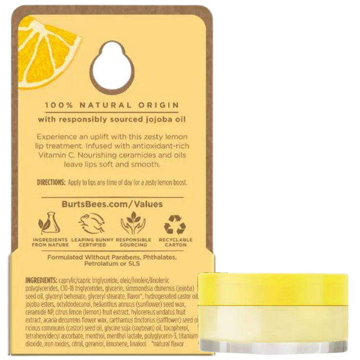 BURT'S BEES - 檸檬冰維他命C修護睡眠唇膜 7.08g 香港行貨