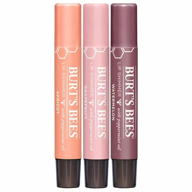 BURT'S BEES - 冷色系列潤唇套裝 (西瓜 + 柚子 + 杏桃) 2.55g x3支 **香港行貨**