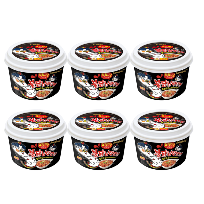 三養 - 【6碗裝】辣雞味撈寬粉(碗) 155.5g x6 **包裝可能有所不同**