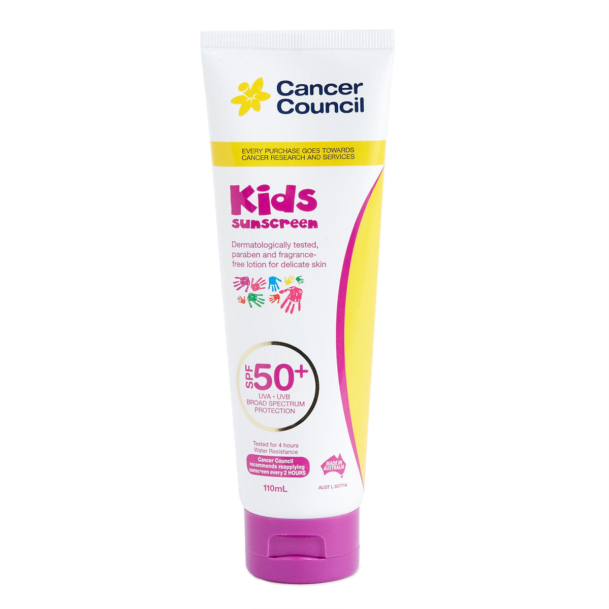 Australian Cancer Council - Cancer Council Kids Sunscreen SPF50+ 110ml