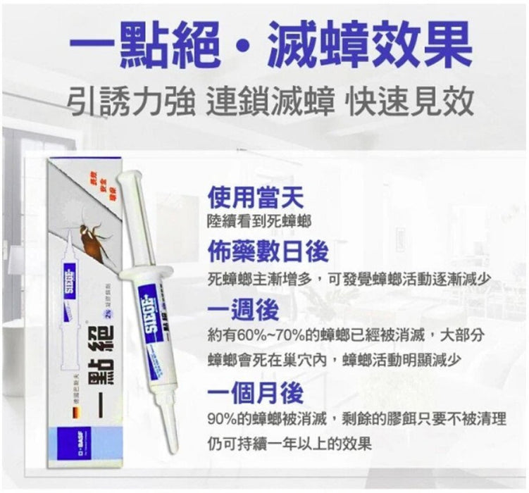 BASF - Yidianjue 2% Cockroach Killing Gel Bait 5g