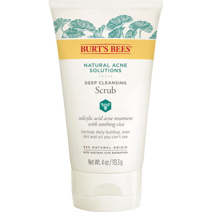 Burt's Bees Natural Acne Solutions Deep Cleansing Scrub 净・ 抗痘深层磨砂膏