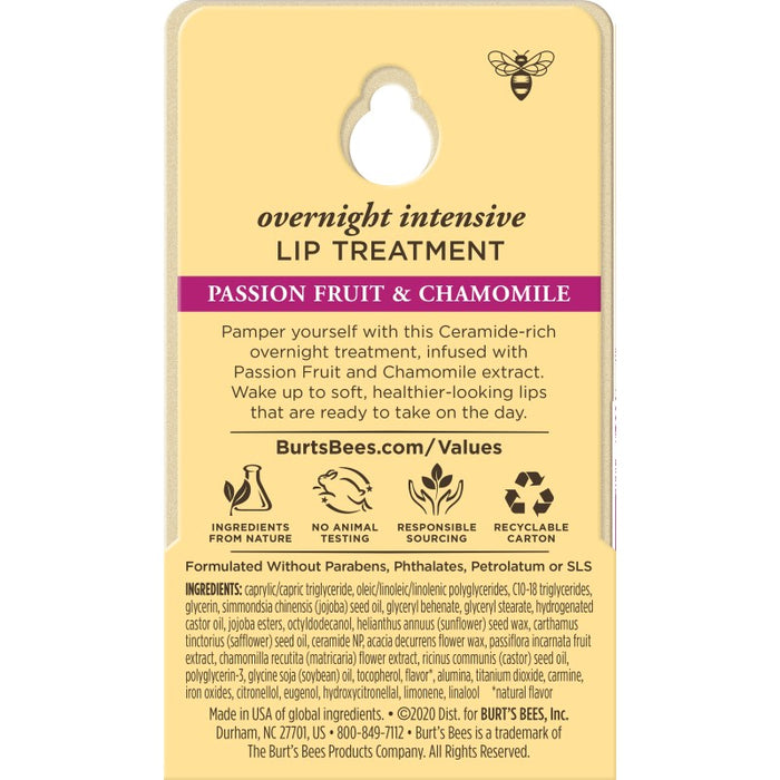 Burt's Bees Passion Fruit and Chamomile Repair Sleeping Lip Mask