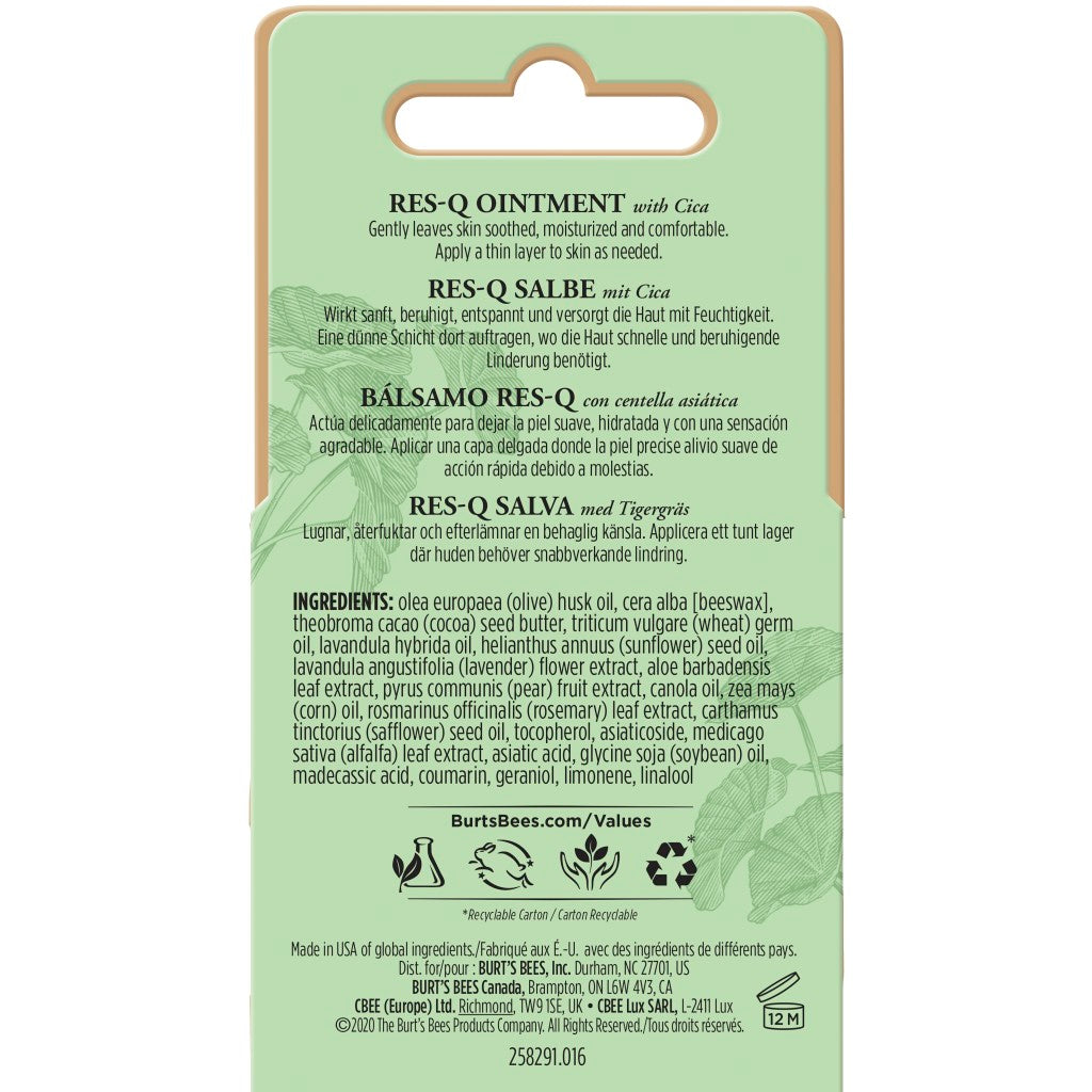 Burt's Bees 积雪草万用软膏17g