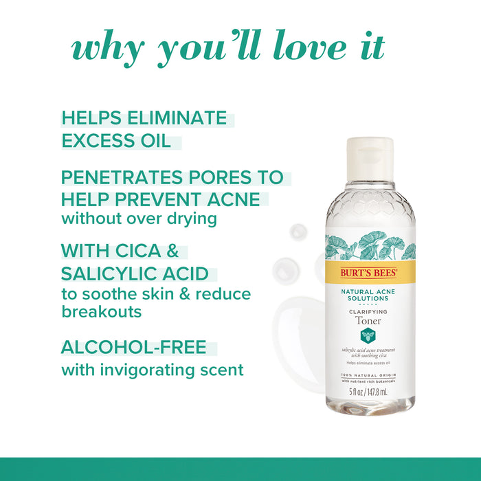 Burt's Bees Natural Acne Solutions Clarifying Toner