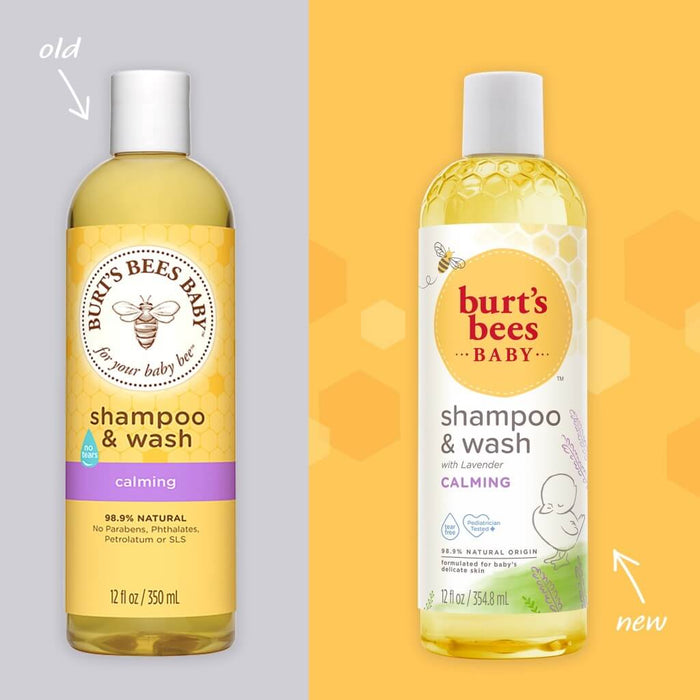 Burt's Bees Baby Natural 2-in-1 Bath and Shampoo - Soothing and Sleeping Formula 354.8ml