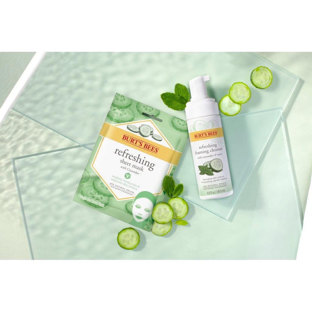 Burt's Bees Refreshing Cucumber Foaming Cleanser 清新青瓜洁净泡泡141.9ml