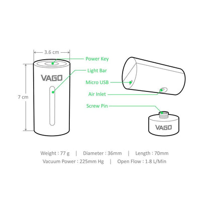 Vago - 收纳压缩抽真空器White