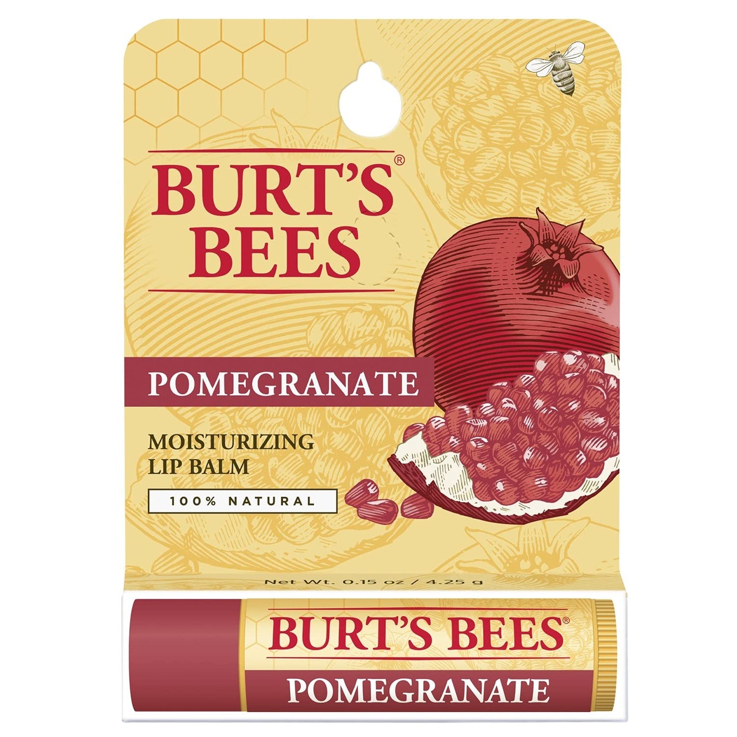 Burt's Bees Pomegranate Lip Balm 红石榴皇牌润唇膏