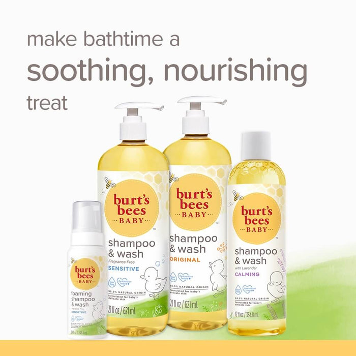 Burt's Bees Baby Natural 2-in-1 Bath and Shampoo - Soothing and Sleeping Formula 354.8ml