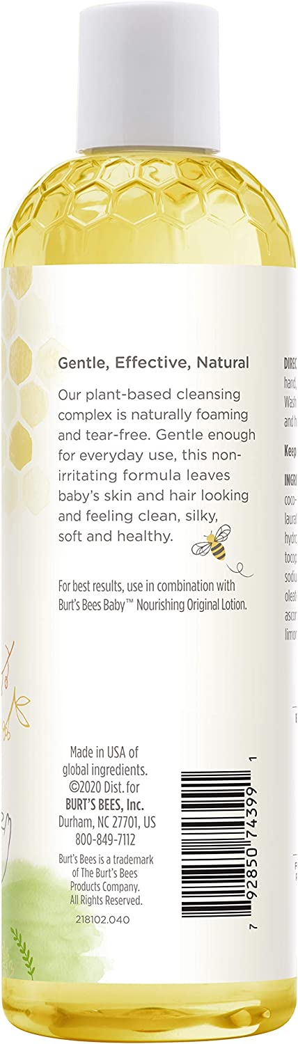 Burt's Bees 宝宝天然2合1沐浴洗发露－经典配方354.8ml