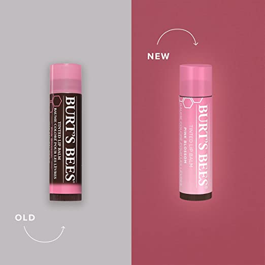 Burt's Bees 天然淡彩润唇膏- 樱花粉红(Pink Blossom)