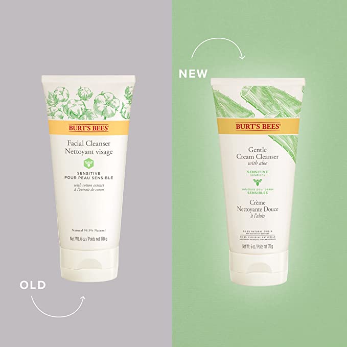 Burt's Bees Gentle Cream Cleanser with aloe 纯・米乳芦荟洁面霜