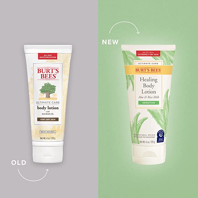Burt's Bees 純·米乳蘆薈低敏天然極致修護身體潤膚乳 170g