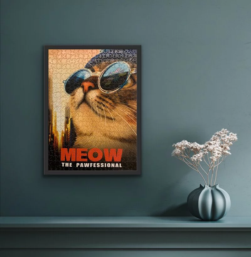 PUZZMATE -Animal Series- This meow is not too cold 500